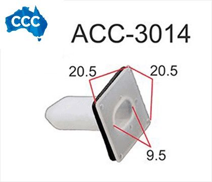Body Trim & Mould Clips 25pcs CCS-3014 