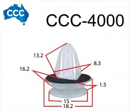 VW Trim Clips 25pcs CCS-4000 