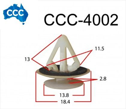 Mazda Trim Clips 25pcs CCS-4002 