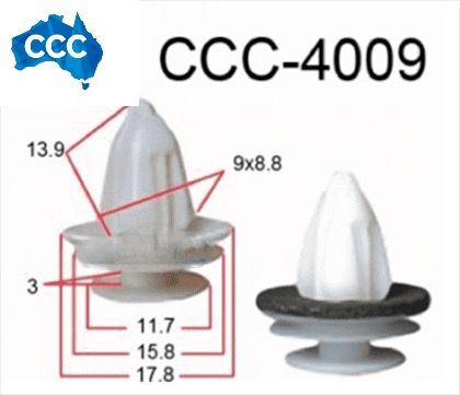 CCS-4009 Universal Trim Clips 25pcs 