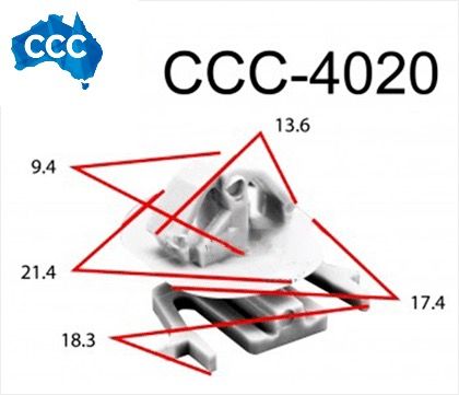 CCS-4020 Nissan X- Trail Mould Clips 25pcs