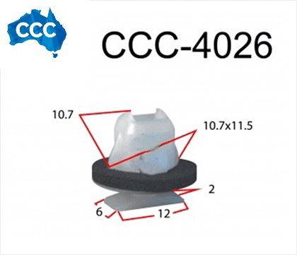 CCS-4026 Nissan X-Trail/QX 80/ Juke/ infinity Wheel Flare Clips 25pcs