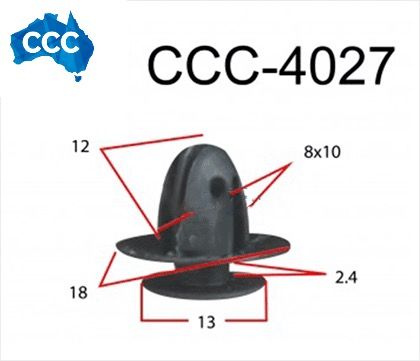 CCS-4027 Toyota Mould Clips 25pcs