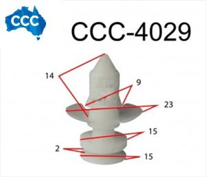 CCS-4029 Ford Trim Clips 25pcs