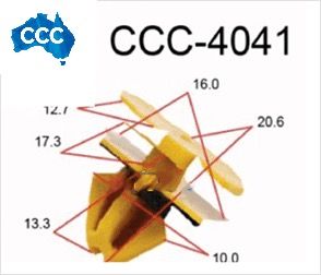 CCS-4041 VW Scuff Plate Clips 25pcs 