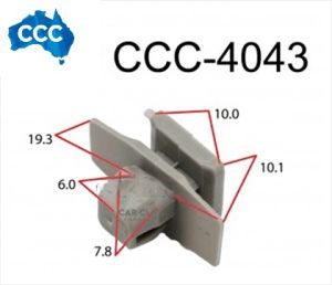 CCS-4043 Exterior Mould Clips & Interior Trim Clips 25pcs 