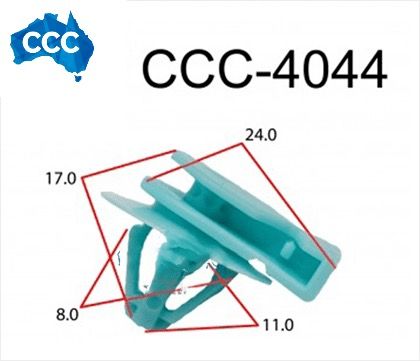 CCS-4044 Exterior Mould Clips & Interior Trim Clips 25pcs 
