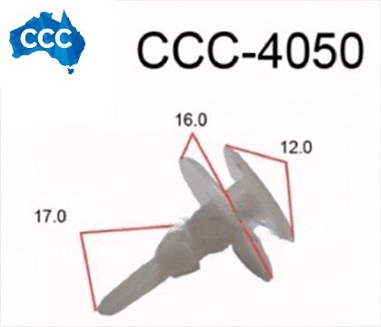 CCS-4050 Isuzu Mould Clips 25pcs 