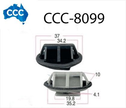 CCS-8099 Mazda Body Flair Clips 10pcs 