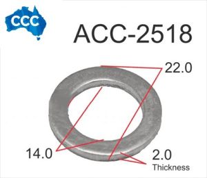 Automotive Sump Plug Washers 25pcs CCS-2518