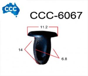 Trim Retainer Clips CCS-6067 25pcs
