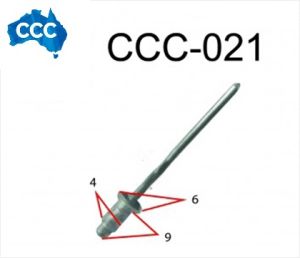 Automotive Metal Pop Rivets 25pcs CCS-021