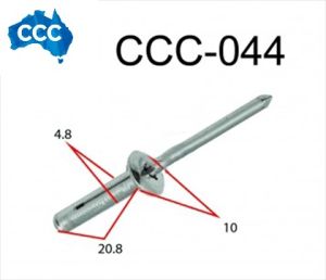 Automotive Metal Pop Rivets 25pcs CCS-044