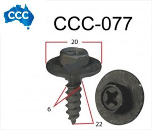 10mm Head-Screw & Washer 25pcs CCS-077
