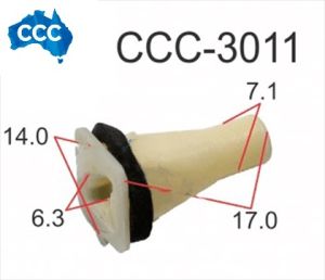 CCS-3011 Honda Screw Grommet 25pcs