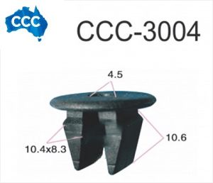CCS-3004 Black Screw Grommets 25pcs 