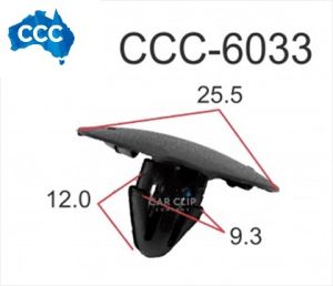 Toyota Bonnet liner clips 25pcs CCS-6033