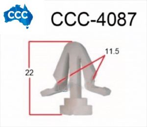 Nissan Grill Clips 25pcs CCS-4087